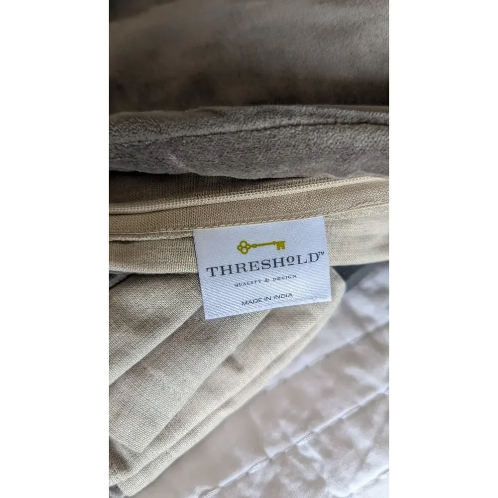 Threshold Toss Pillow Cover Gray 18